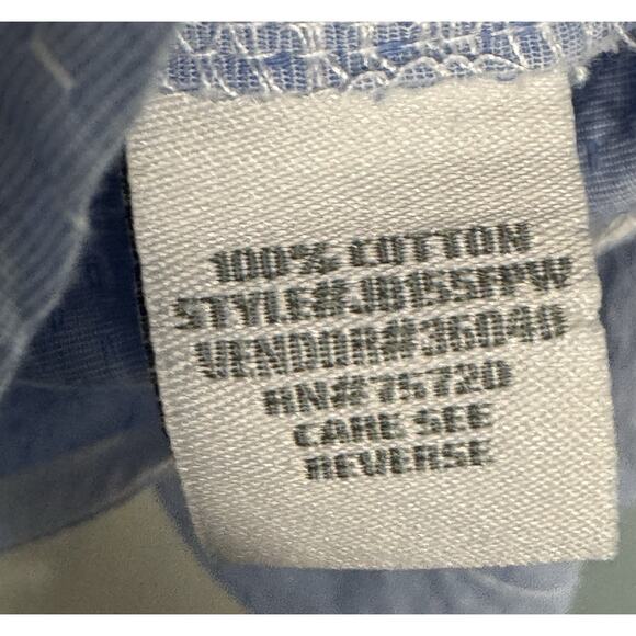 JB Holt Men's Long Sleeve Tailored Light Blue Button-Up, Long Sleeve, XL - Picture 5 of 5